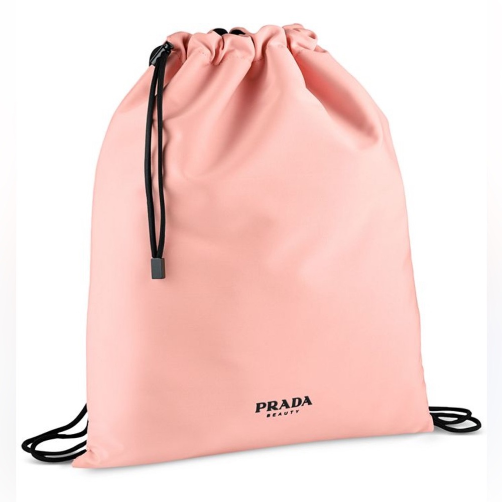 PRADA PARADOXE PINK/BLACK REVERSIBLE DRAWSTRINGS BACKPACK